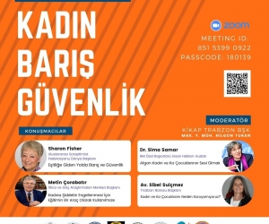 KADIN BARIŞ GÜVENLİK Uluslararası WEBİNAR<br>